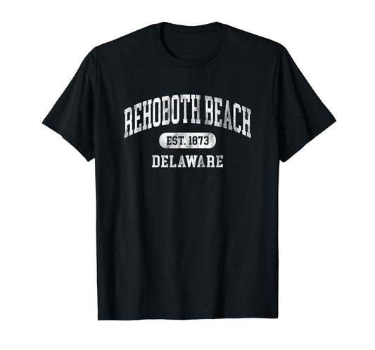 Rehoboth Beach Delaware Est 1873 Souvenir Mens Womens Kids T-Shirt