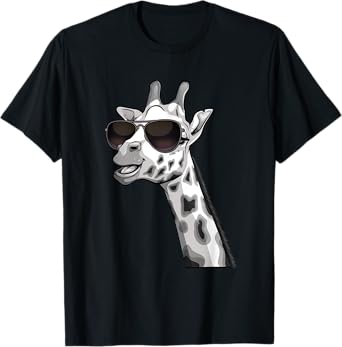 Best Giraffe Art For Men Women Adult Giraffe Print Giraffe T-Shirt
