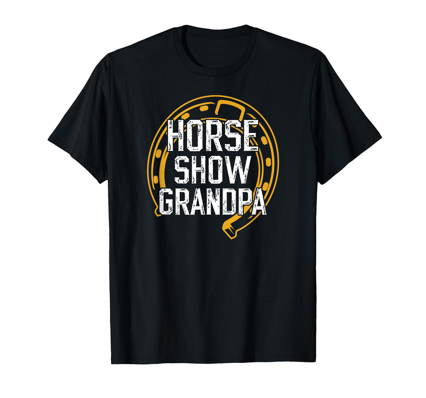 Horse Show Grandpa Equestrian Grandpa Horse Show Grandfather T-Shirt