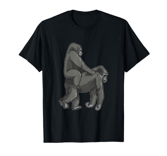 Ride Wife Gorilla Meme Funny Monkey Memes T-Shirt