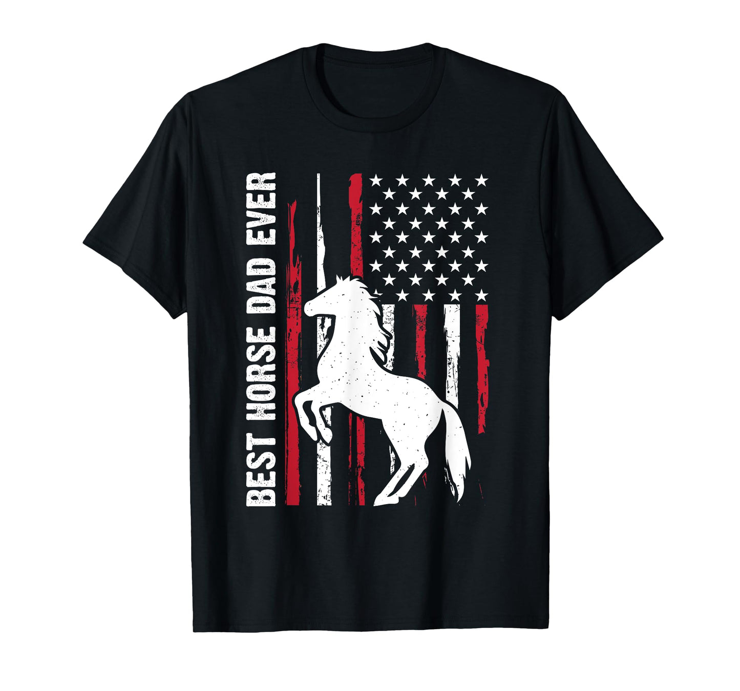 best horse dad ever Riding Cowboy Horseback Father's Day T-Shirt