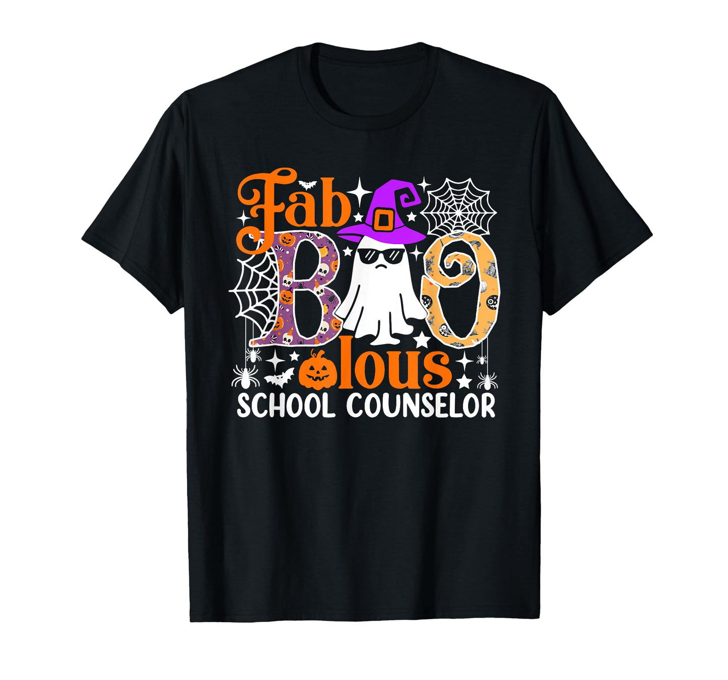 Fab Boo Lous School Counselor Funny Halloween Costume T-Shirt