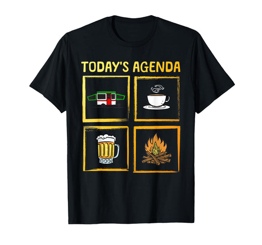 Cool Pop Up Camper Art For Men Women Caravan Popup Camper T-Shirt