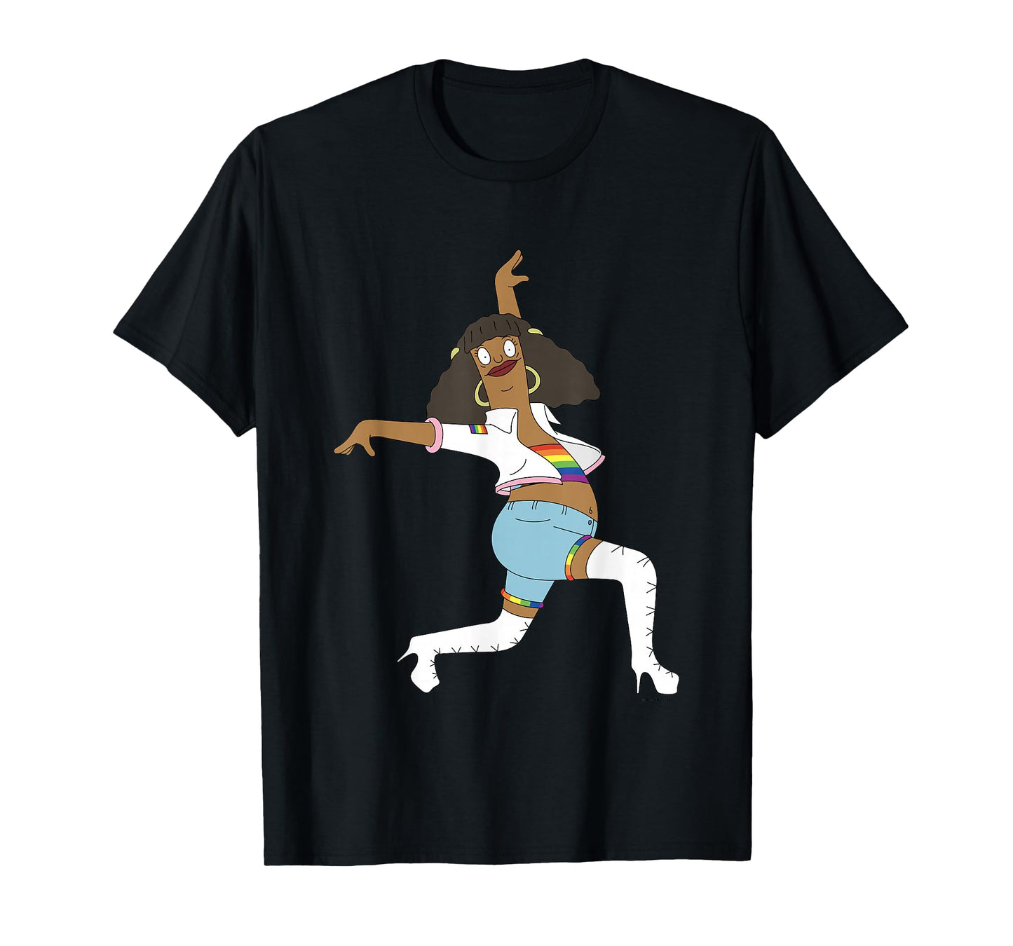 Bob's Burgers Iconic Marshmallow Dancing Chest Poster T-Shirt