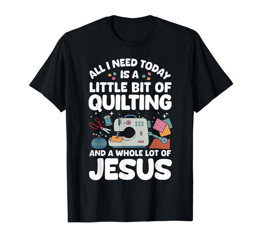 Cool Quilting Art For Men Women Sewing Quilt Lover Quilter T-Shirt