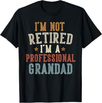 I'm Not Retired I'm A Professional Grandad Father's Day T-Shirt