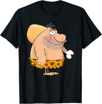 Funny Caveman Graphic Gift Adult Men Women Kids Boys Girls T-Shirt
