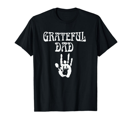 Dad Retro Distressed Grateful Dad Funny T-Shirt
