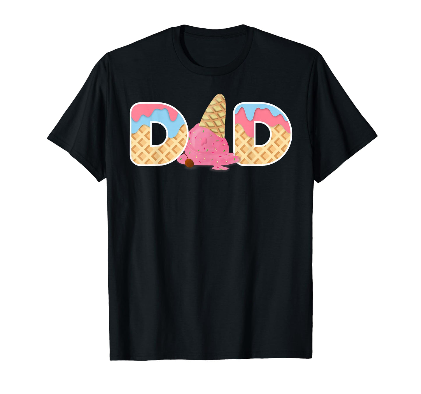 Dad Ice cream Funny First Birthday Ice cream T-Shirt