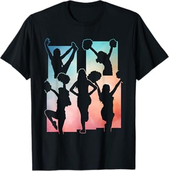 Cheerleading Cheer Stuff for Cheerleader Girls Funny Cheerleader Cheering Acrobatic Enthusiast Cheerleading T-Shirt