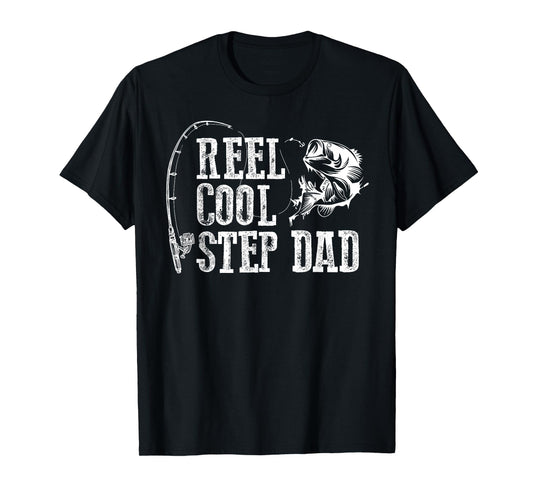 Stepfather Fishing: Roll Cool Stepfather Gift T-Shirt