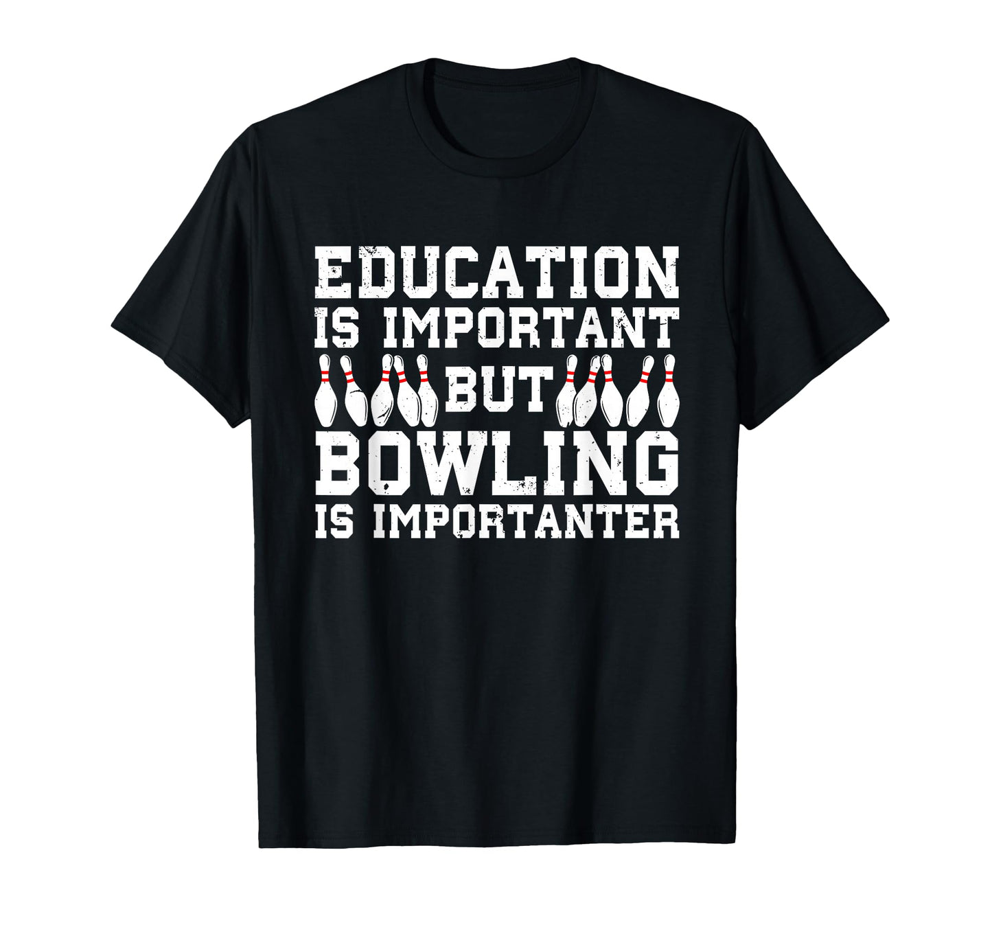 Bowling Art For Men Women Bowling Lover Pin Target Bowlers T-Shirt