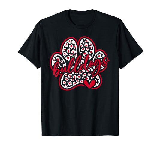Vintage Go Dawgs Funny Bulldog School Spirit Back To School T-Shirt