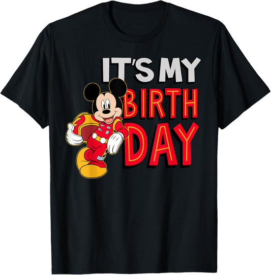 Disney Junior Birthday mickeybday Short Sleeve T-Shirt