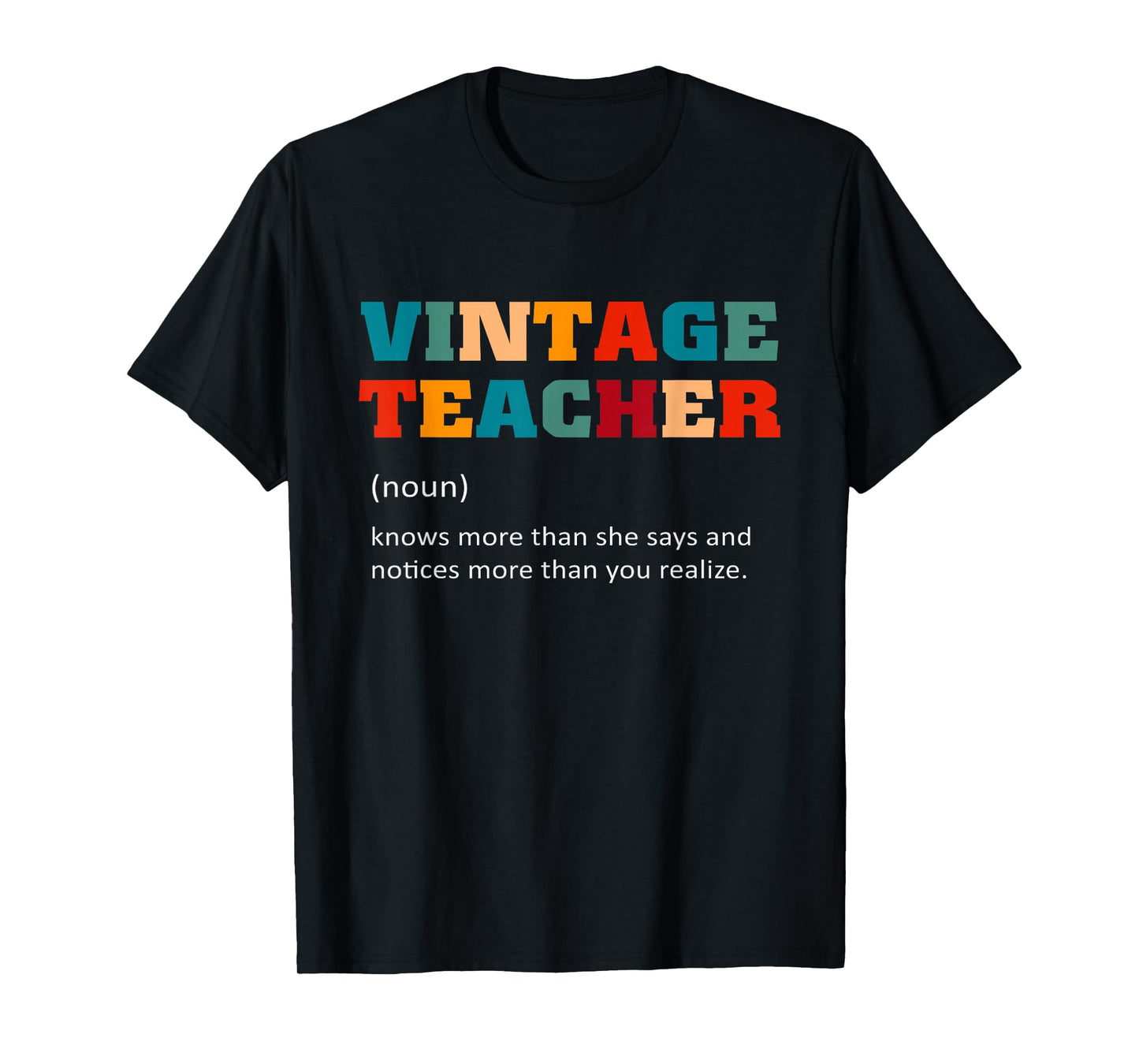 Vintage Teacher Definition Teaching T-Shirt