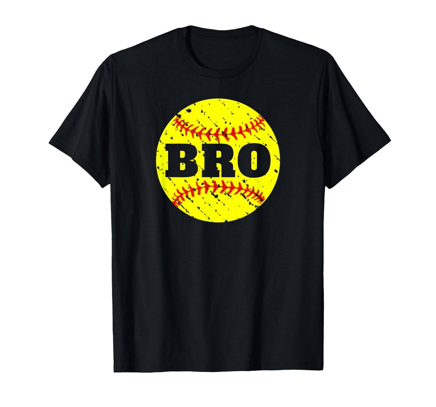 Girls Fastpitch Softball Brother Funny T-Shirt