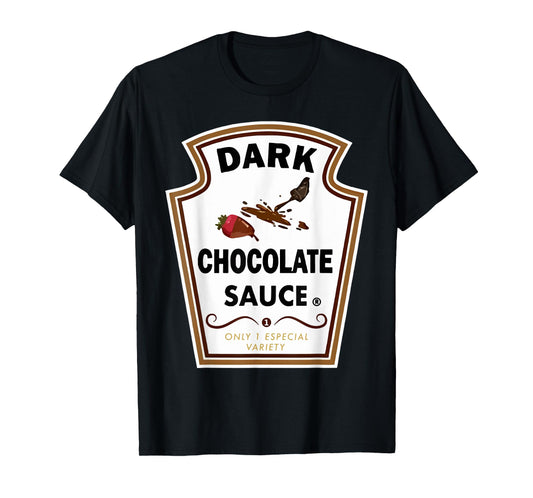 Cute Group Condiments Halloween Costume Dark Chocolate Sauce T-Shirt