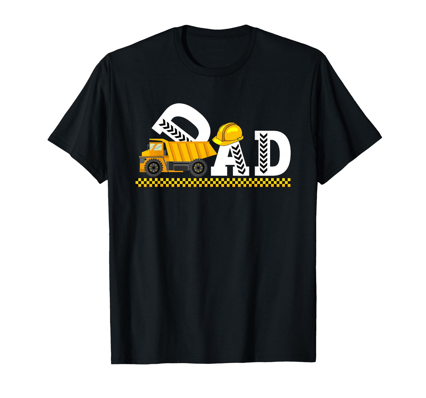 Funny Dad Construction Excavator Kids Matching Family Party T-Shirt