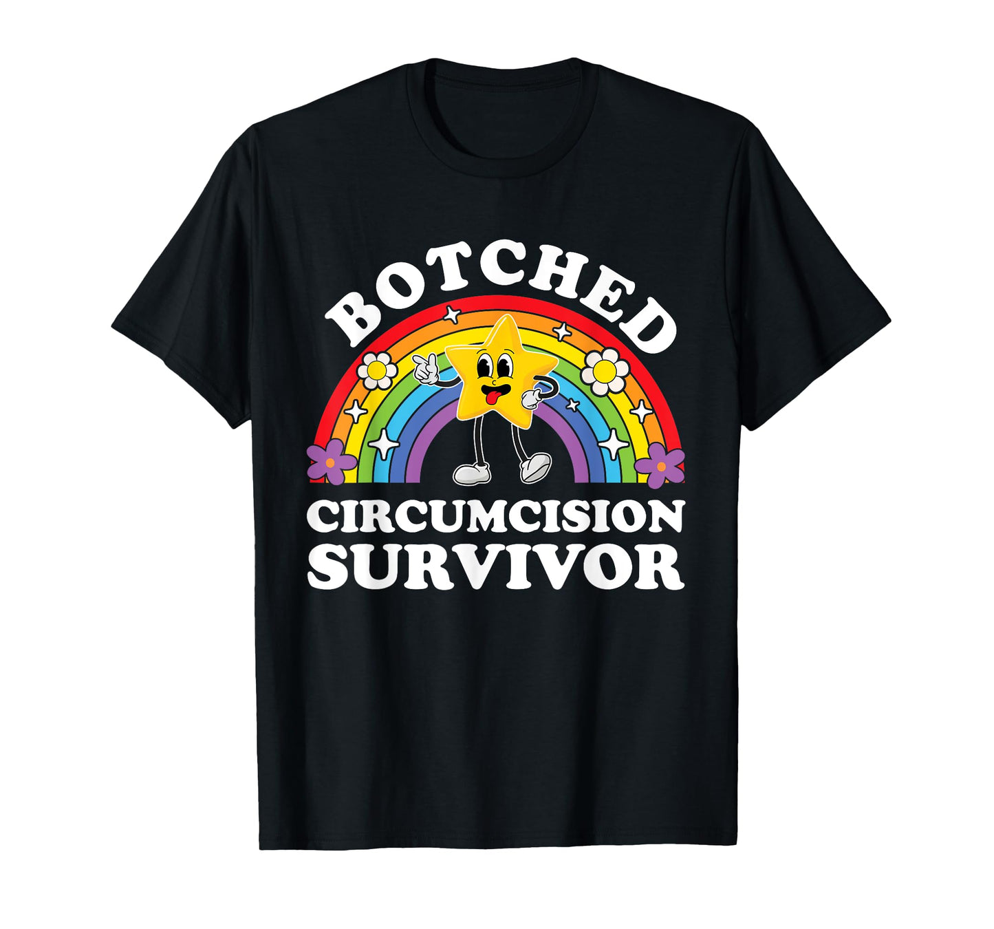 Botched Circumcision Survivor Funny Inappropriate Adult T-Shirt