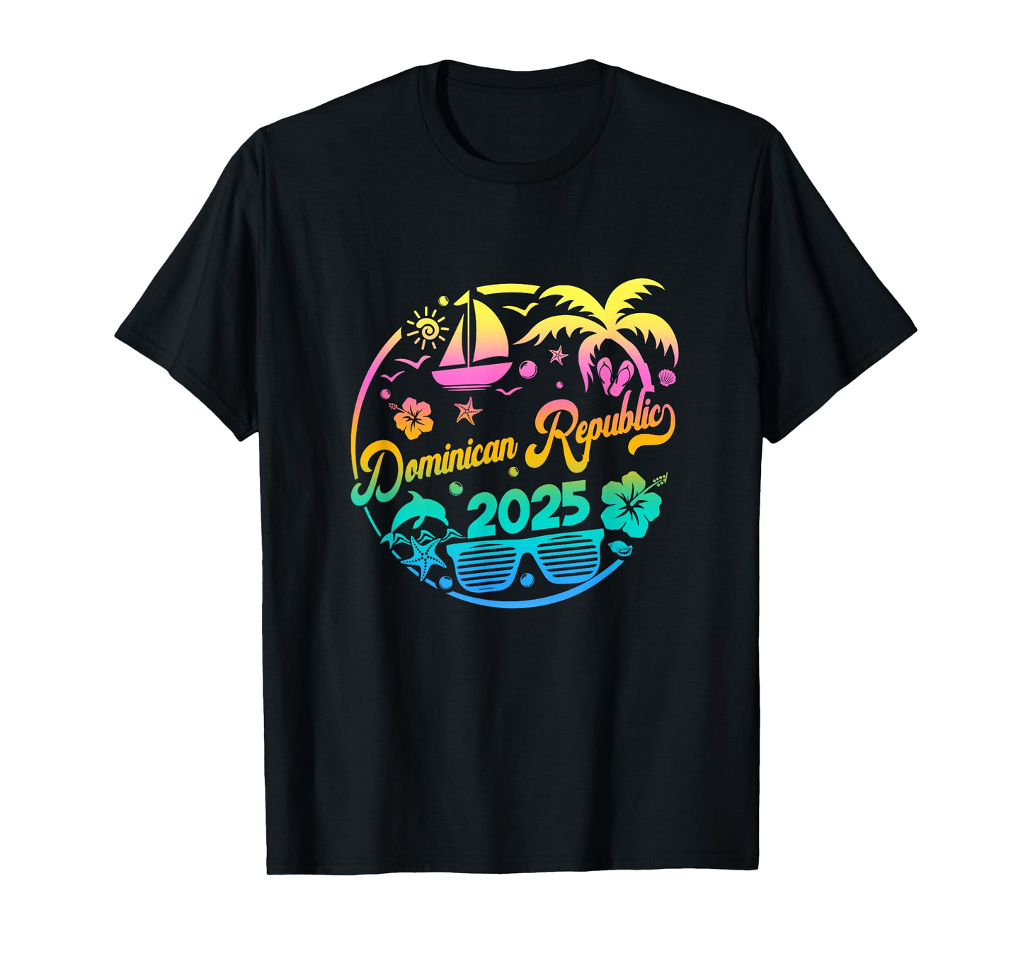 Dominican Republic 2025 Family Vacation Beach Matching Group T-Shirt