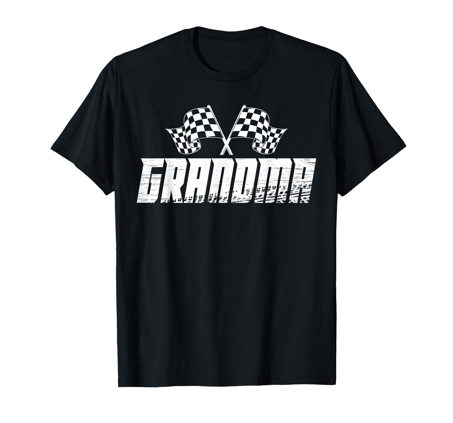 Grandma Pit Crew Family Racing Birthday Race Car T-Shirt