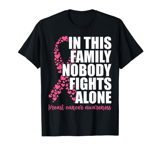 Breast Cancer Shirts for Family Pink Breast Cancer Awareness T-Shirt