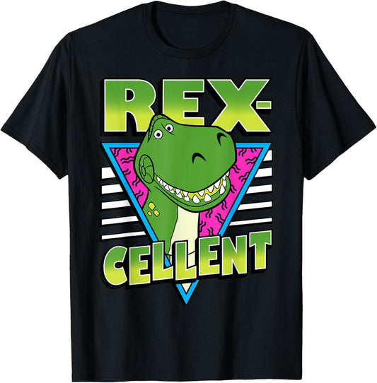 Disney Pixar Toy Story 4 Retro Rex-cellent Portrait T-Shirt