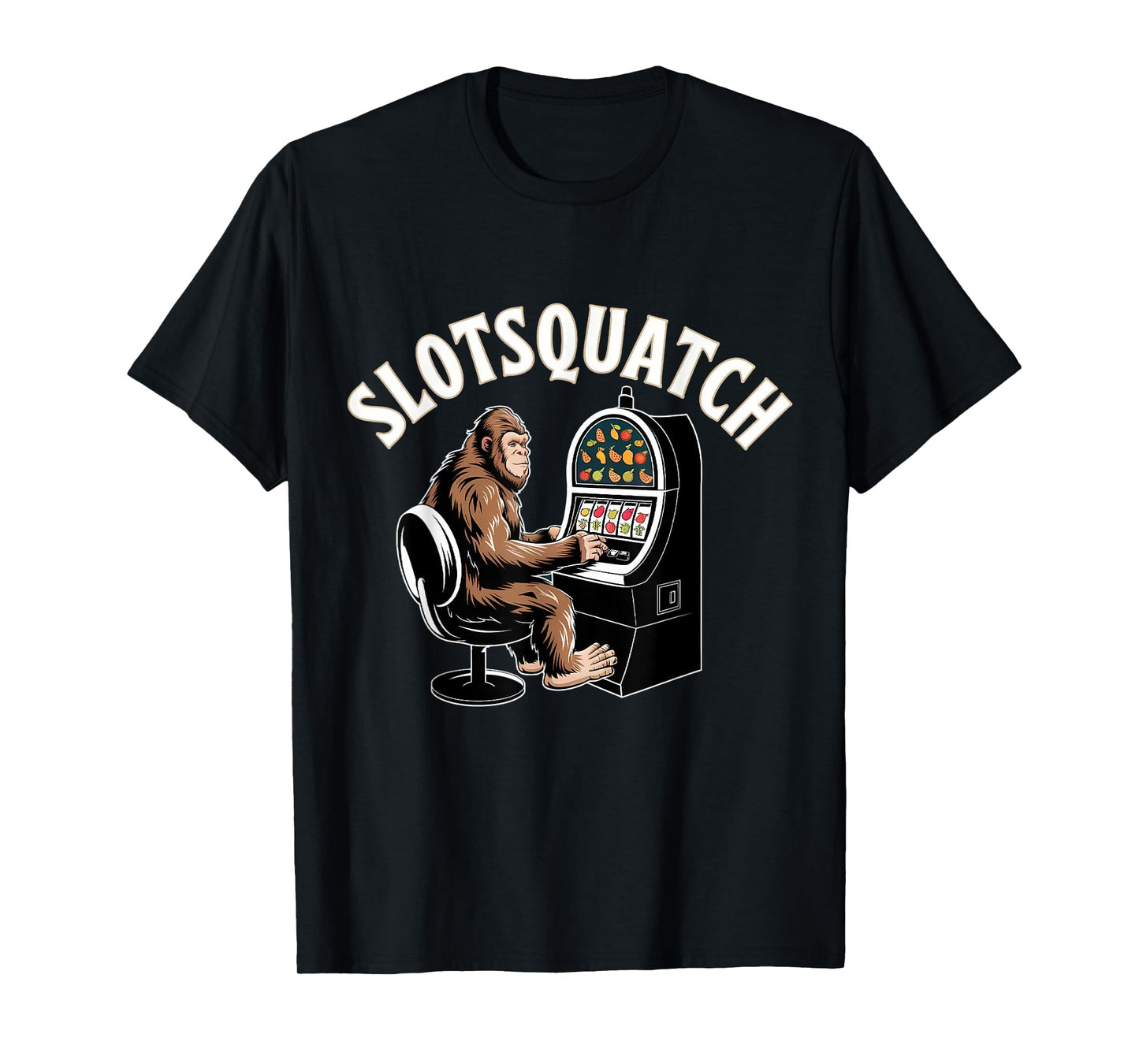 Sasquatch Slot Machine Bigfoot Slots T-Shirt
