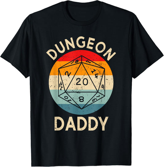 Retro Dungeon Daddy Fathers Day T-Shirt