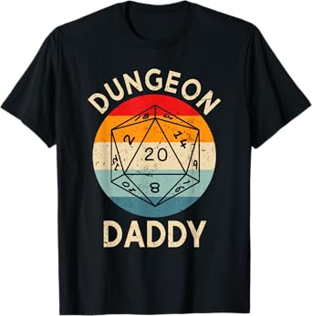 Retro Dungeon Daddy Fathers Day T-Shirt