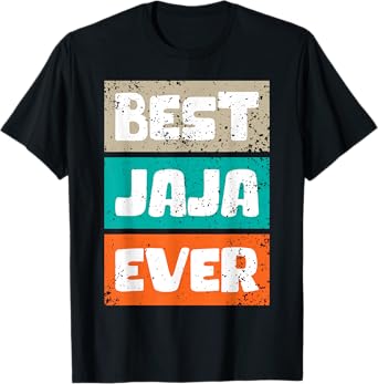 Fathers Day Best Jaja Ever Shirts Cool Fathers Day Present T-Shirt