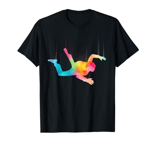 Cool Skydiving Art For Men Women Indoor Skydive Sky Diving T-Shirt