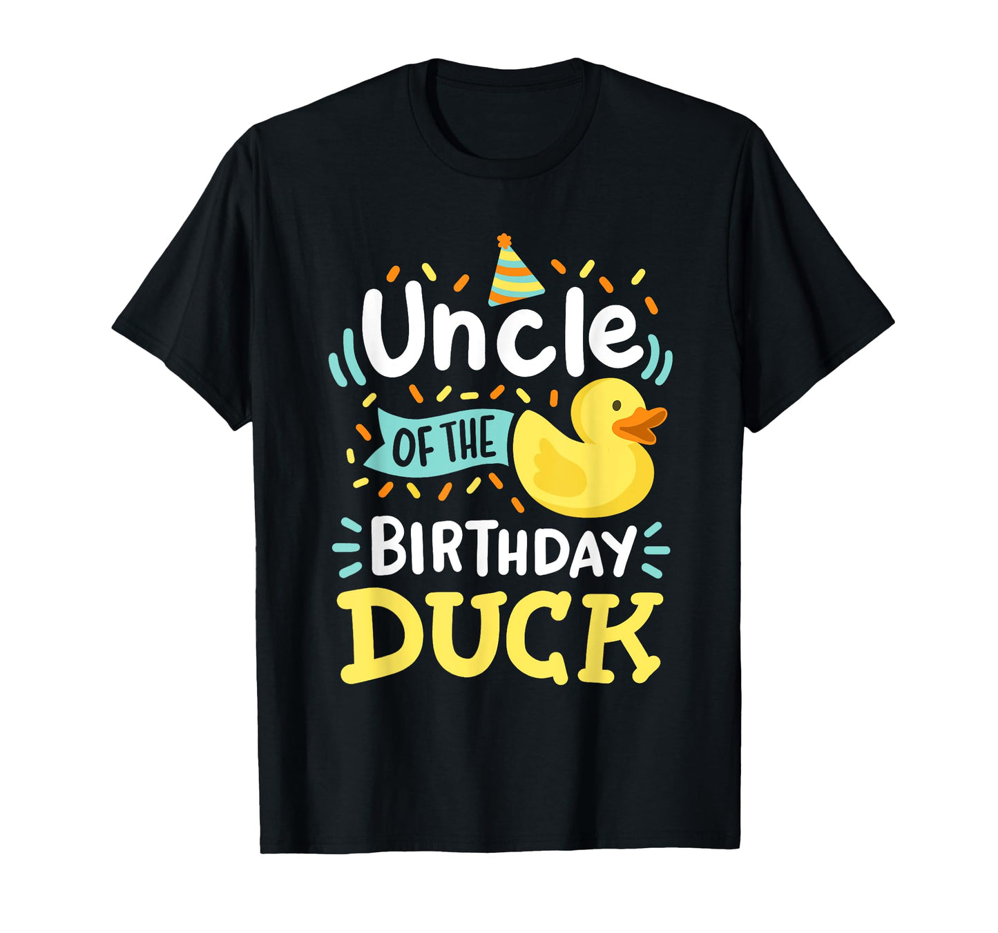 Uncle Of The Birthday Duck Boy Rubber Duck Bday Family T-Shirt