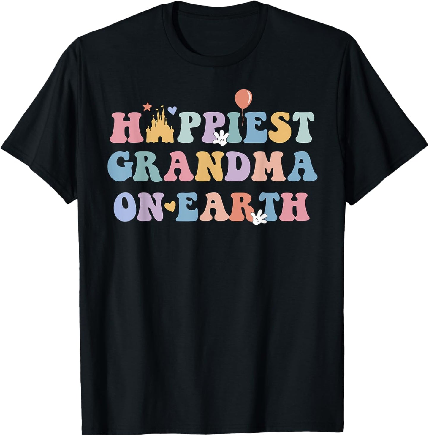 Happiest Grandma On Earth Mother's Day, Matching Family Trip T-Shirt