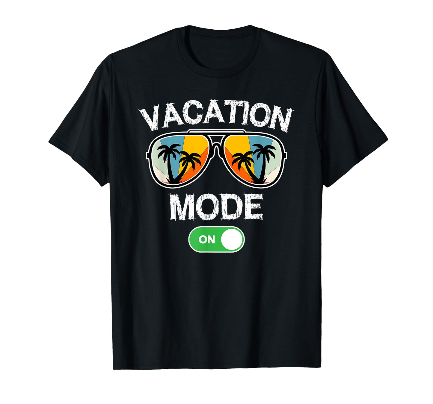 Vacation Mode On Sunglasses Retro Funny Family Matching T-Shirt