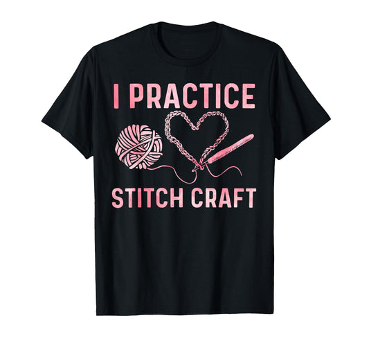 Best Crocheting Art for Men Women Crocheter Crochet Lover T-Shirt