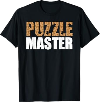 Cool Puzzle Master For Men Women Jigsaw Piece Puzzle Lovers T-Shirt