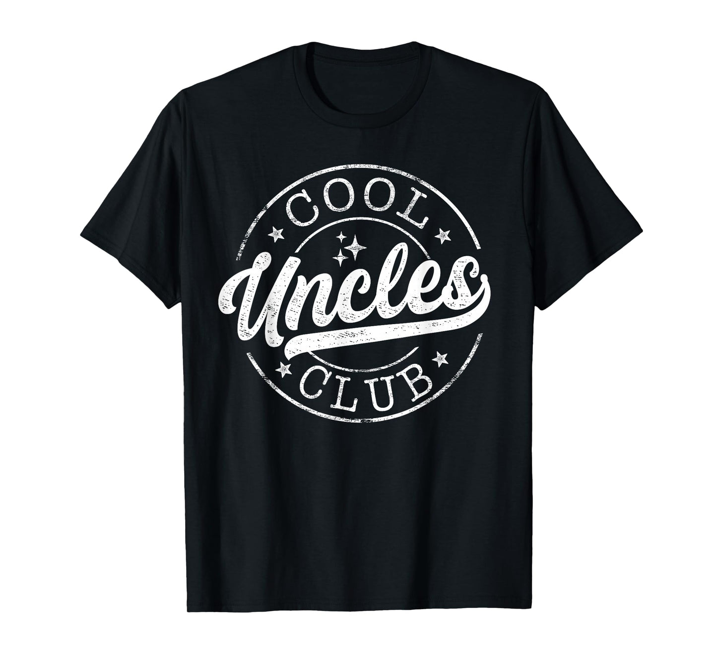 Cool Uncles Club Emblem Design Father's Day Best Uncle T-Shirt