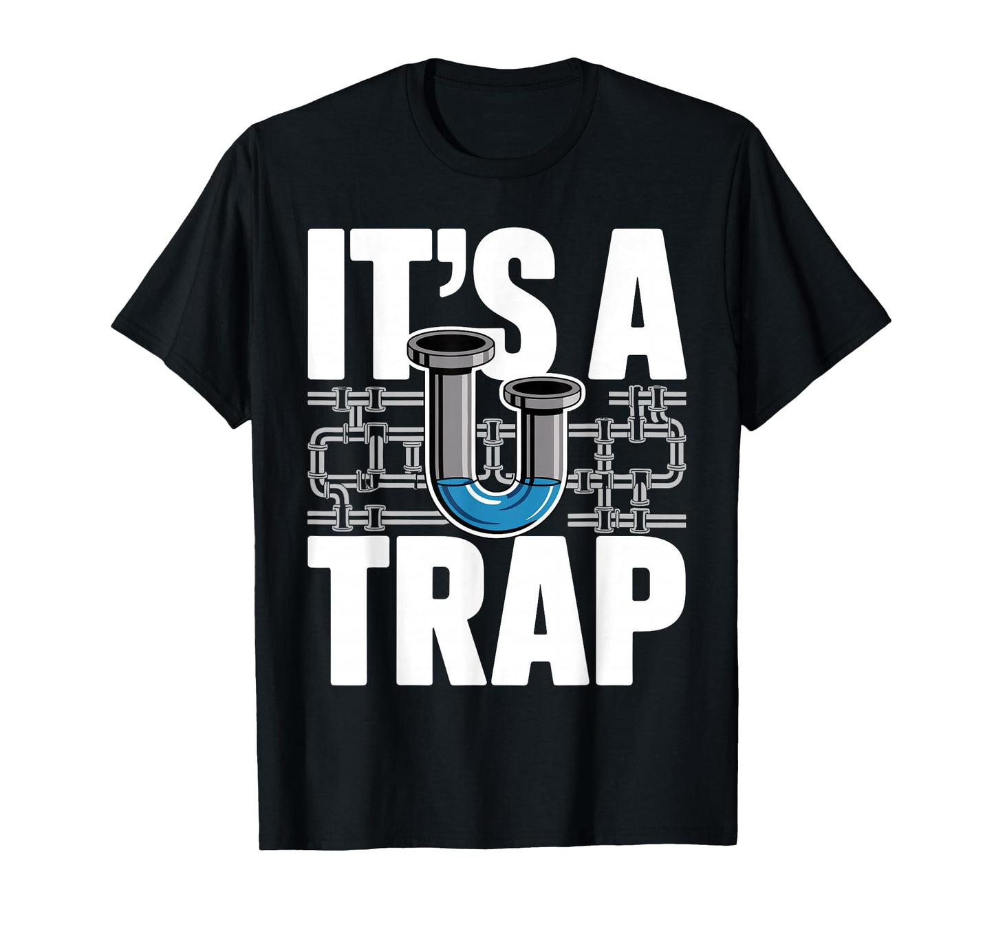 Best Plumber Art for Men Women Plumbing Pipefitter Plumber T-Shirt