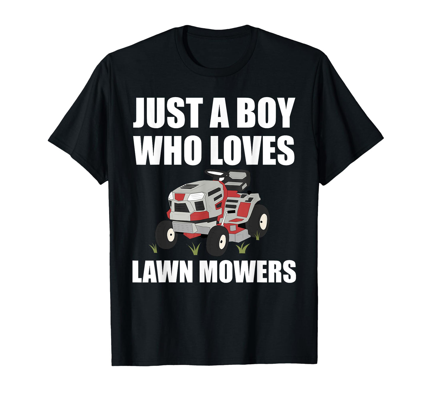 Lawn Mower Novelty for Boys Men Kids Lawn Care Lawn Mowing T-Shirt