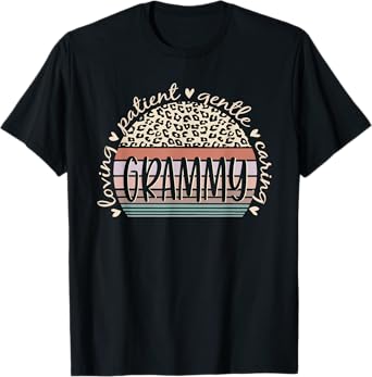 Grammy Loving Patient Gentle Caring Grammy Mother's Day T-Shirt