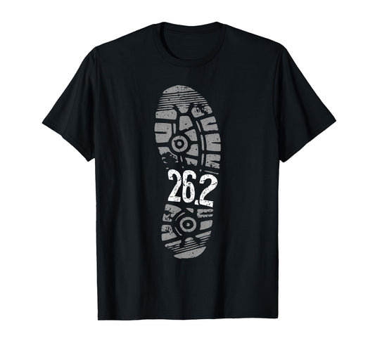Cool Marathon Art Men Women 26.2 Marathoner Running Finisher T-Shirt