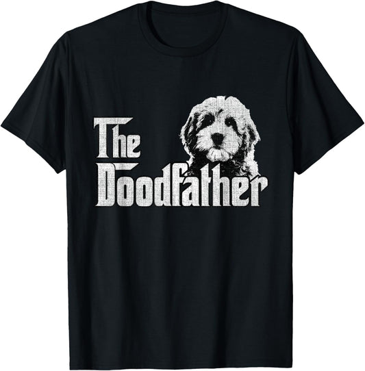The Doodfather Tshirt Goldendoodle Dad Fathers Day T-Shirt