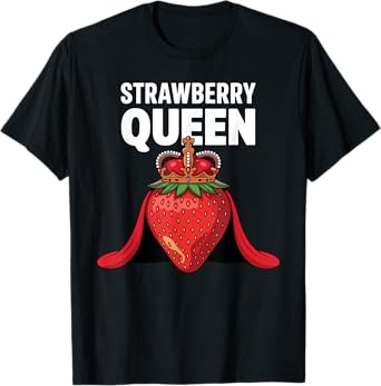 Funny Strawberry Art For Women Girls Fruit Strawberry Lover T-Shirt