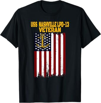 USS Nashville LPD-13 Amphibious Transport Docks Veterans Day T-Shirt