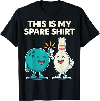Cool Bowling Men Dad Bowler Fun Crazy Best Funny Bowling T-Shirt
