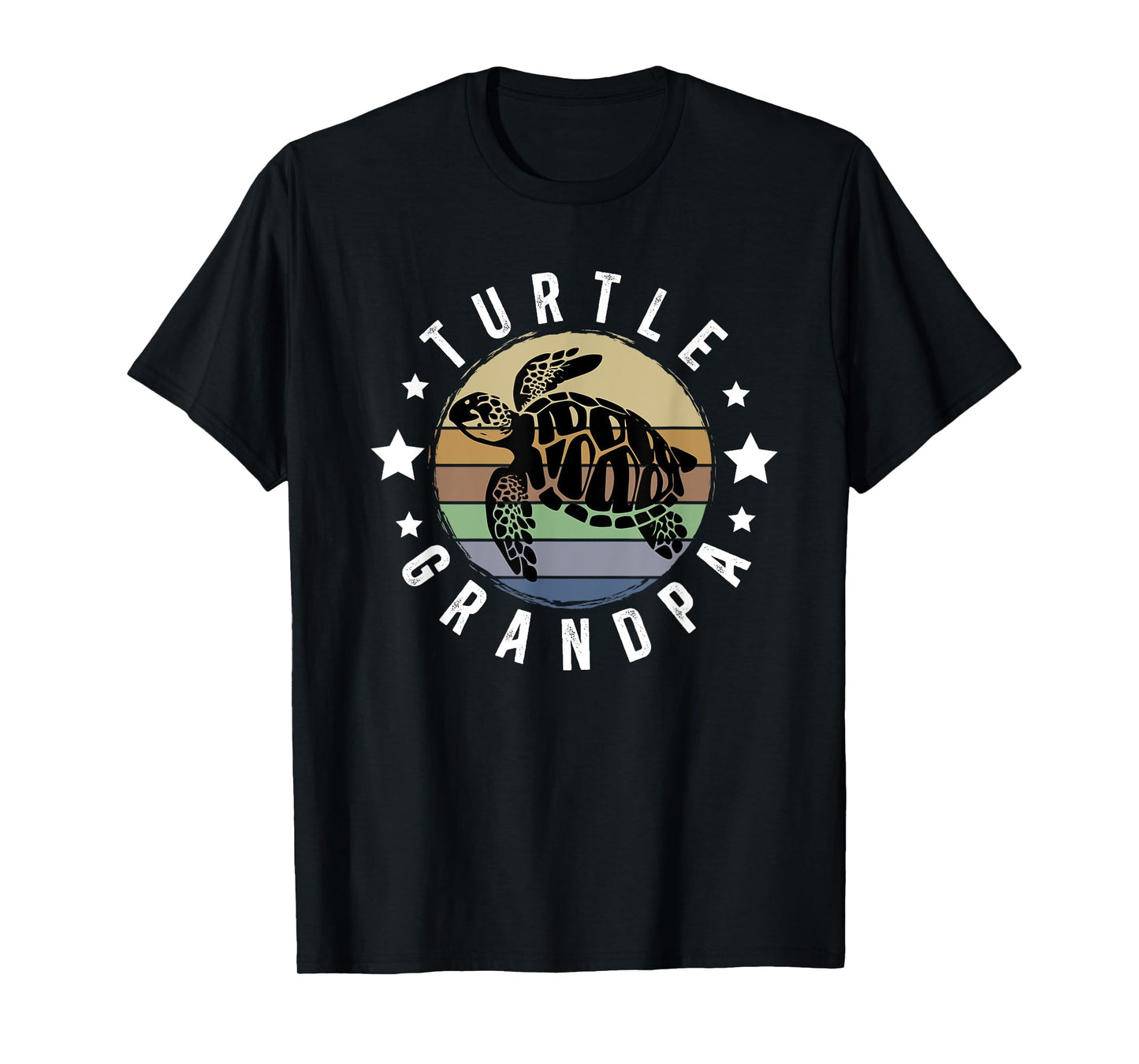 Turtle Grandpa Turtle Grandfather Turtle Owner Turtle Lover T-Shirt