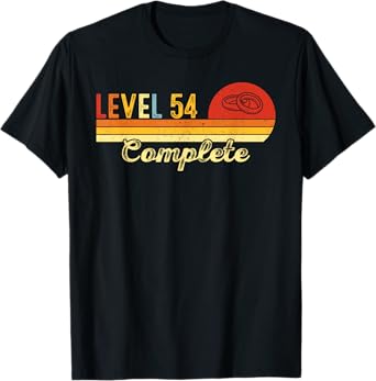 Level 54 Complete Couples Vintage 54th Wedding Anniversary T-Shirt