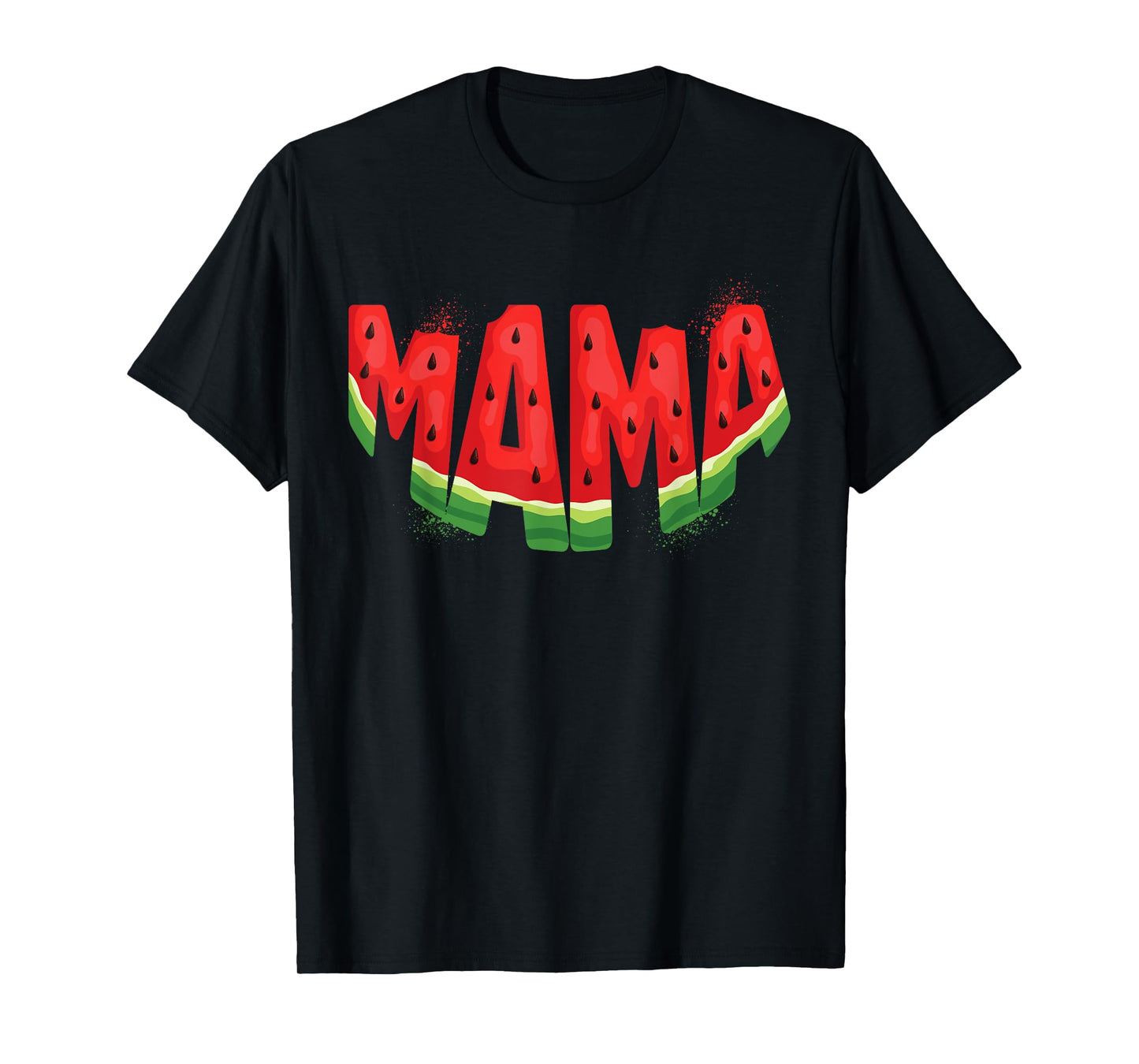 Funny Mama Watermelon Summer Fruit Family Matching Birthday T-Shirt