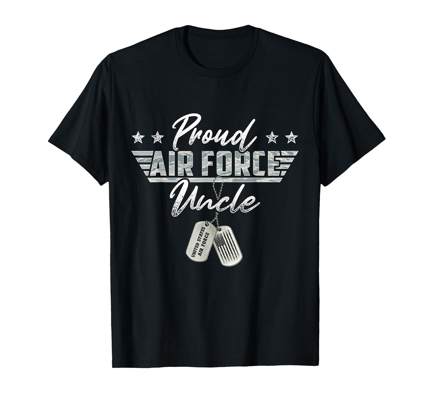 Proud Air Force Uncle Military Air Force Family Matching T-Shirt